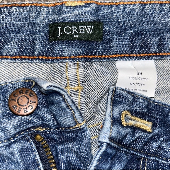J. Crew Matchstick Mid Wash Distressed Jeans - Picture 3 of 6